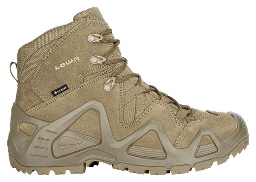 Lowa Military-Stiefel Arbeitsschuhe Zephyr GTX MID TF (Veloursleder, wasserdicht) coyote OP braun Herren